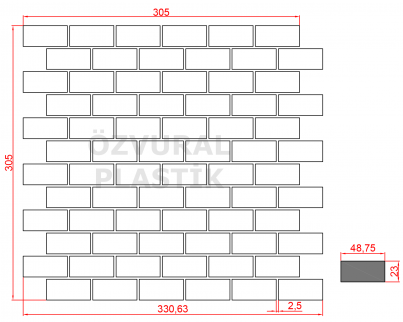 K004 - Kauçuk Dizgi Kalıbı