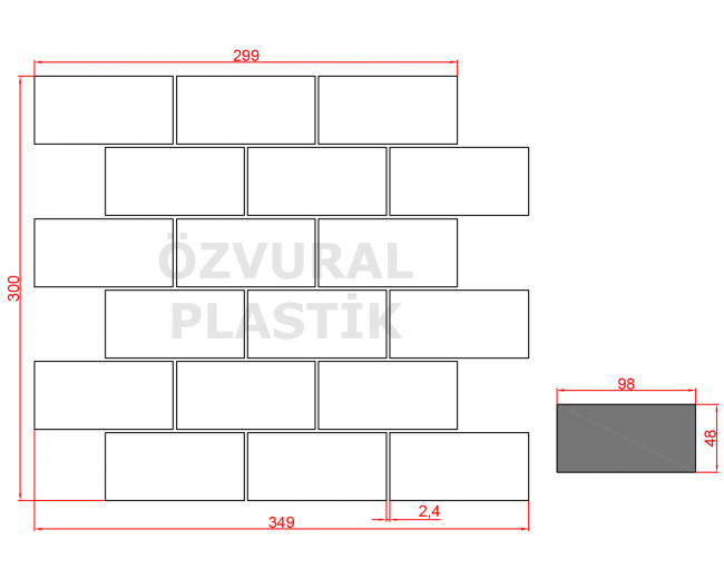 K010 - Kauçuk Dizgi Kalıbı