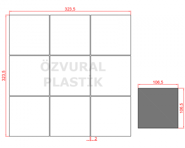 K104 - Kauçuk Dizgi Kalıbı