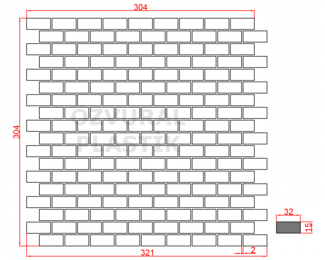 K123 - Kauçuk Dizgi Kalıbı