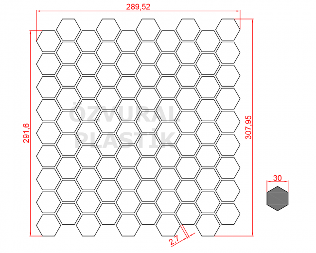 K190 - Kauçuk Dizgi Kalıbı