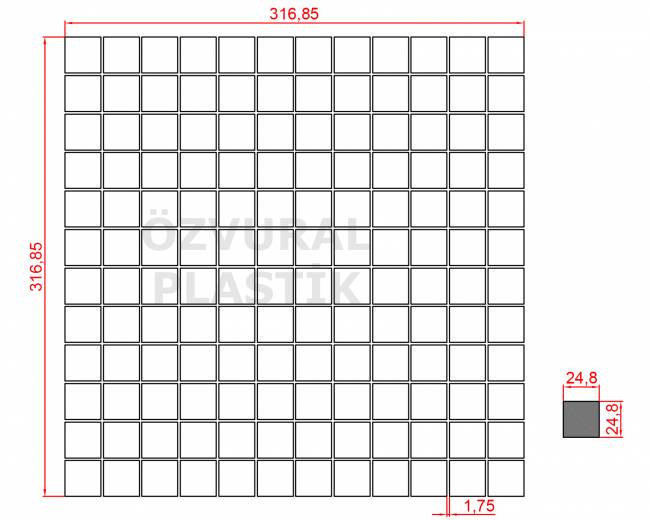 K220 - Kauçuk Dizgi Kalıbı
