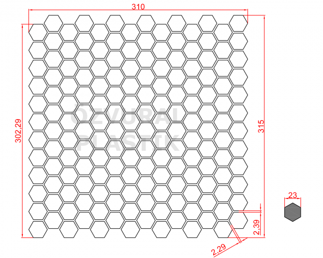 K229 - Kauçuk Dizgi Kalıbı