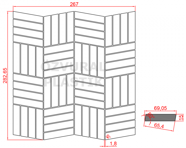 K281 - Kauçuk Dizgi Kalıbı