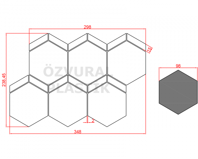 K284 - Kauçuk Dizgi Kalıbı