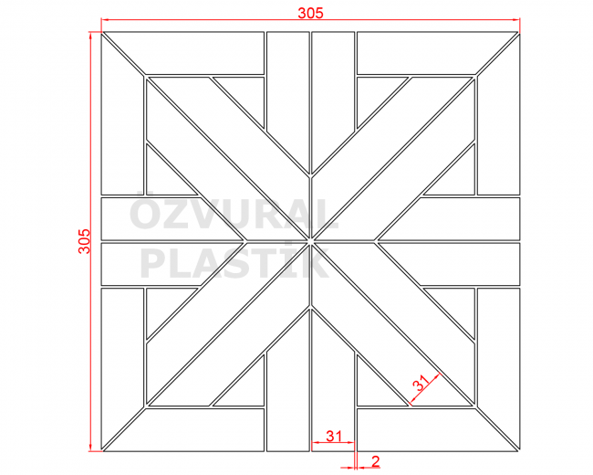 K290 - Kauçuk Dizgi Kalıbı