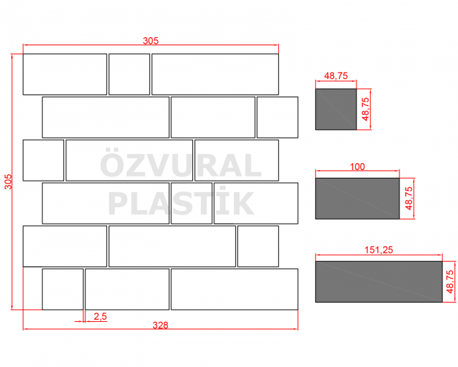 K293 - Kauçuk Dizgi Kalıbı