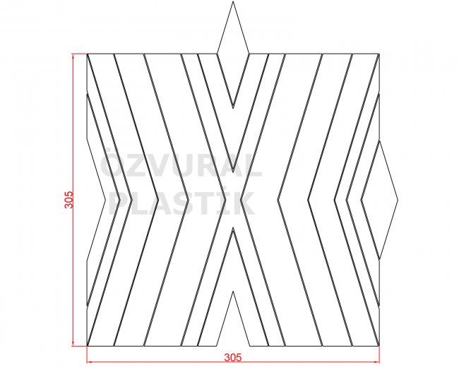 K320 - Kauçuk Dizgi Kalıbı