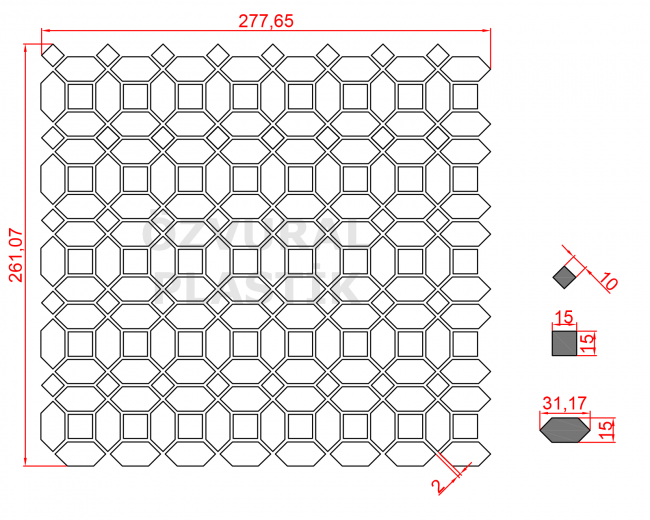 K344 - Kauçuk Dizgi Kalıbı