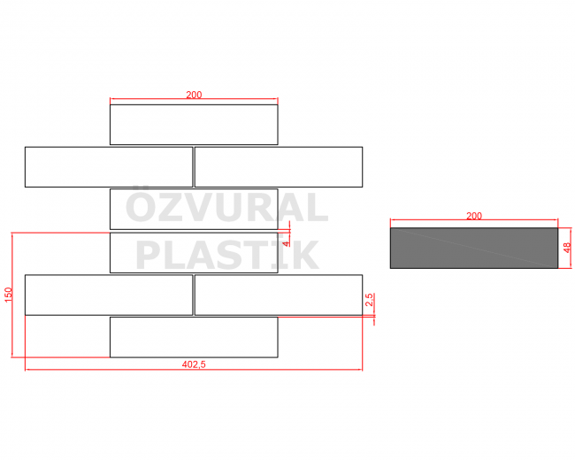 K036 - Kauçuk Dizgi Kalıbı