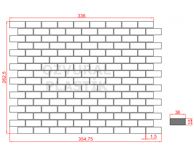 K037 - Kauçuk Dizgi Kalıbı