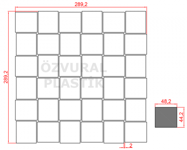 K371 - Kauçuk Dizgi Kalıbı