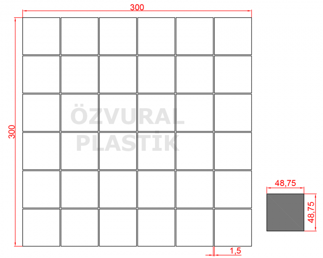 K041 - Kauçuk Dizgi Kalıbı