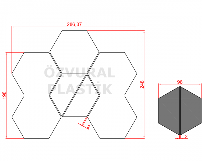K461 - Kauçuk Dizgi Kalıbı