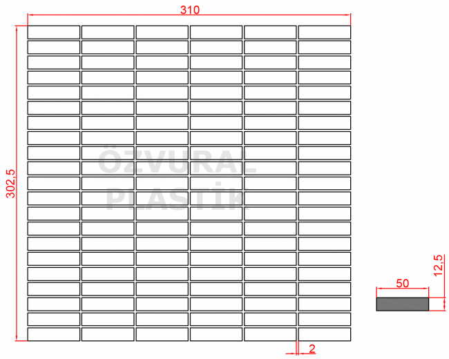 K470 - Kauçuk Dizgi Kalıbı