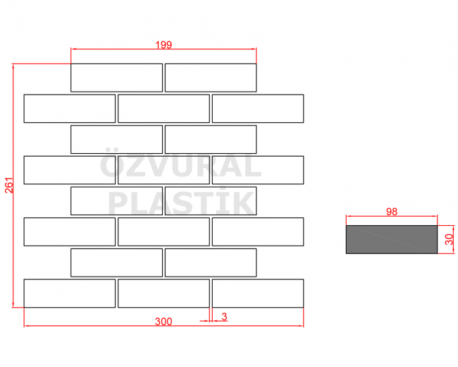 K482 - Kauçuk Dizgi Kalıbı