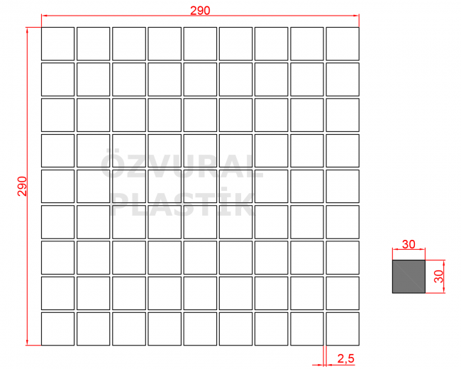 K483 - Kauçuk Dizgi Kalıbı