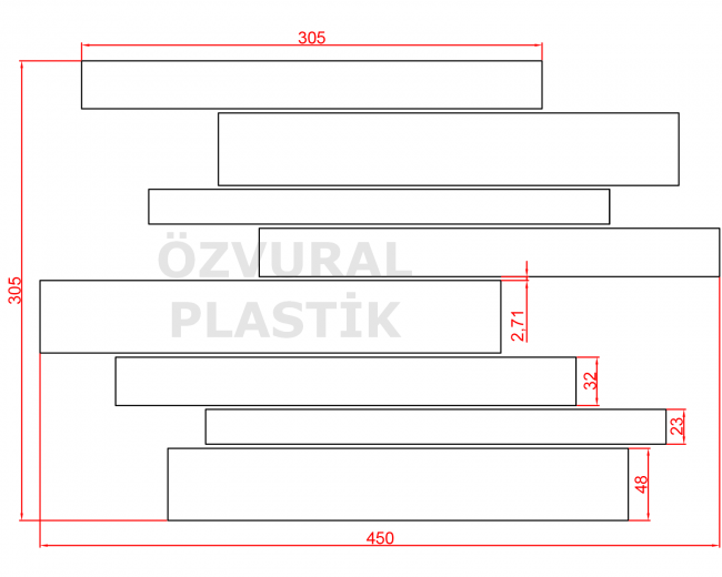 K050 - Kauçuk Dizgi Kalıbı