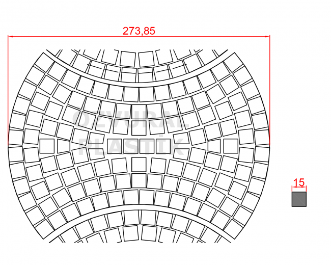 K542 - Kauçuk Dizgi Kalıbı
