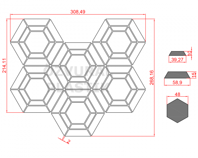 K562 - Kauçuk Dizgi Kalıbı