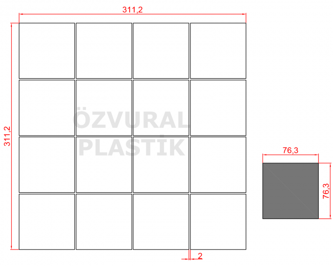 K601 - Kauçuk Dizgi Kalıbı