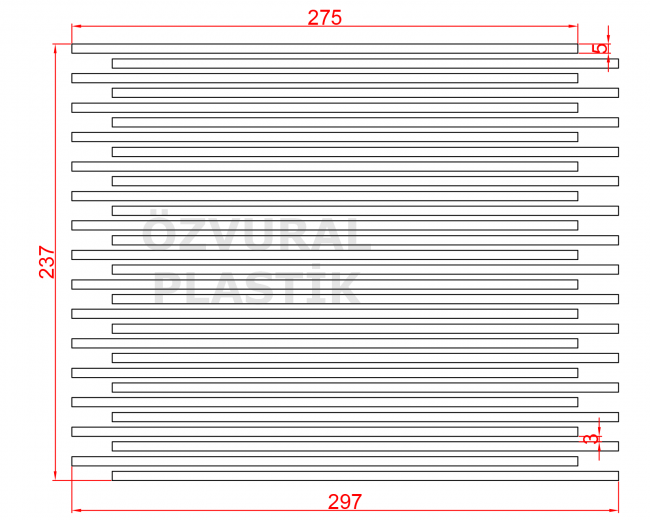 K605 - Kauçuk Dizgi Kalıbı