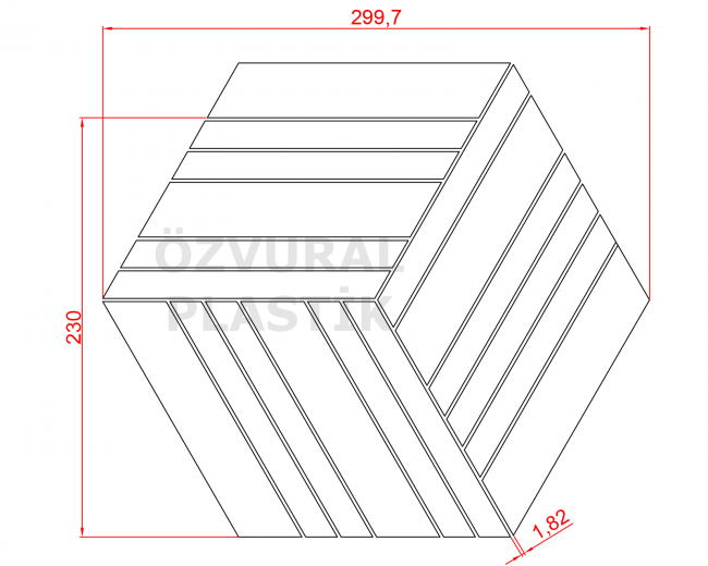 K620 - Kauçuk Dizgi Kalıbı