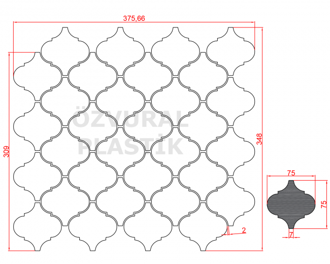 K646 - Kauçuk Dizgi Kalıbı