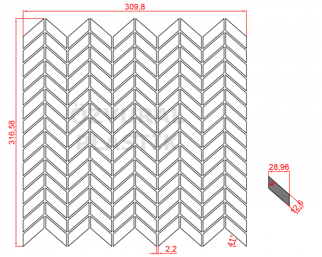K076 - Kauçuk Dizgi Kalıbı