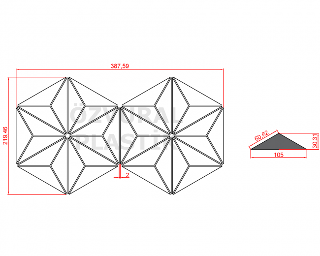 K846 - Kauçuk Dizgi Kalıbı
