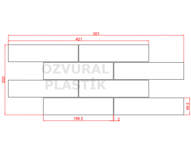 K864 - Kauçuk Dizgi Kalıbı