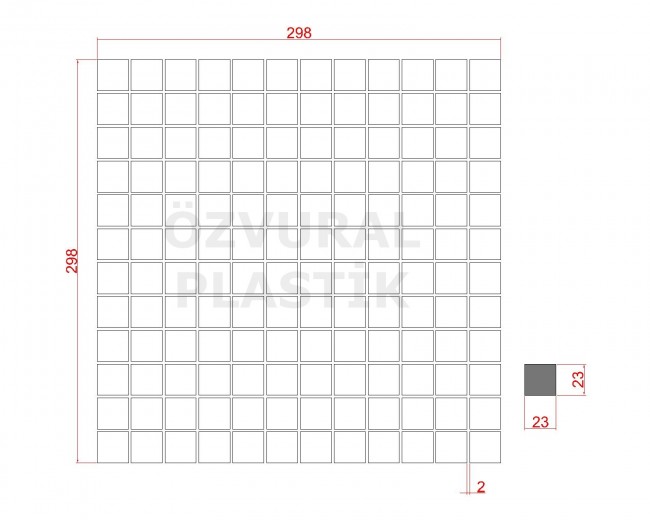 KCM 001 - Plastik Dizgi Kalıbı