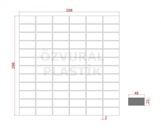 KCM 006 - Plastik Dizgi Kalıbı