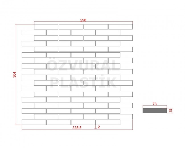 KCM 011 - Plastik Dizgi Kalıbı