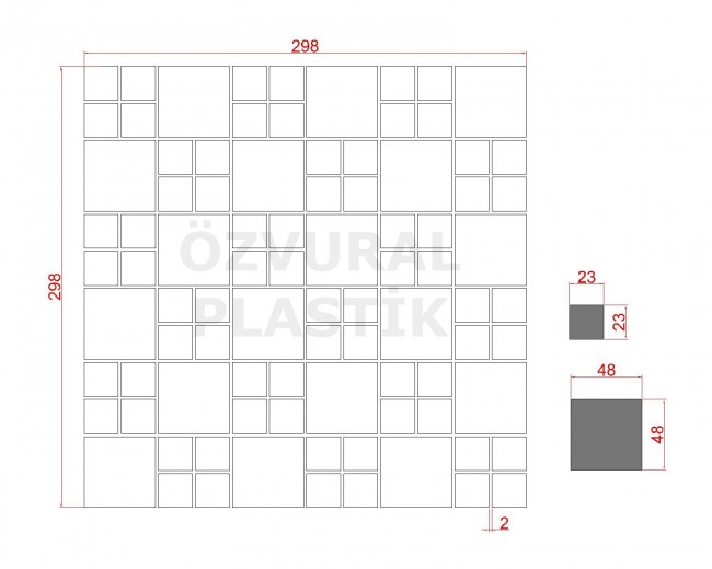 KCM 016 - Plastik Dizgi Kalıbı