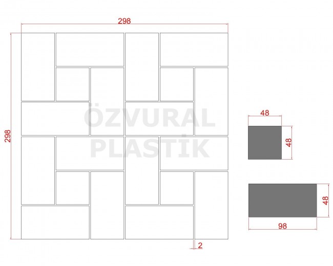 KCM 017 - Plastik Dizgi Kalıbı