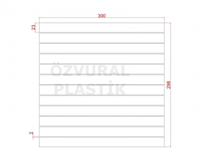 KCM 022 - Plastik Dizgi Kalıbı