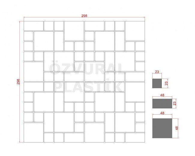 KCM 026 - Plastik Dizgi Kalıbı