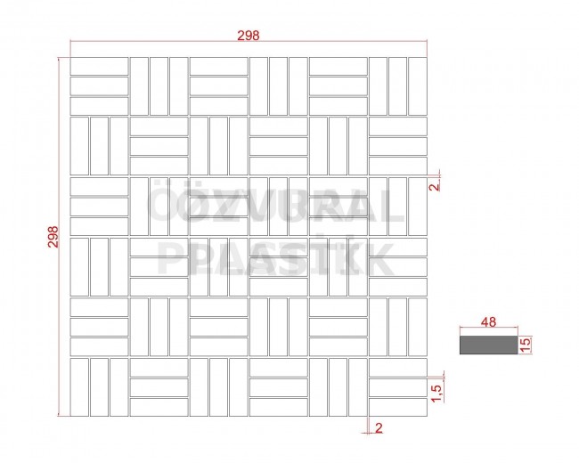 KCM 033 - Plastik Dizgi Kalıbı