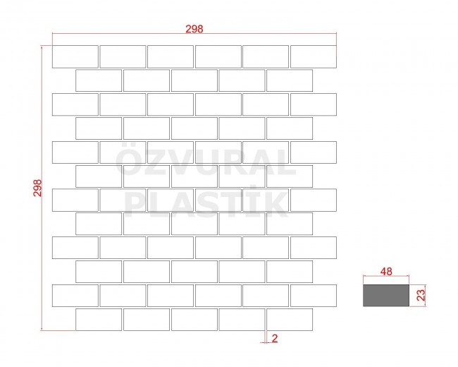 KCM 054 - Plastik Dizgi Kalıbı