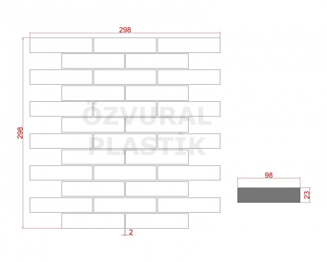 KCM 055 - Plastik Dizgi Kalıbı