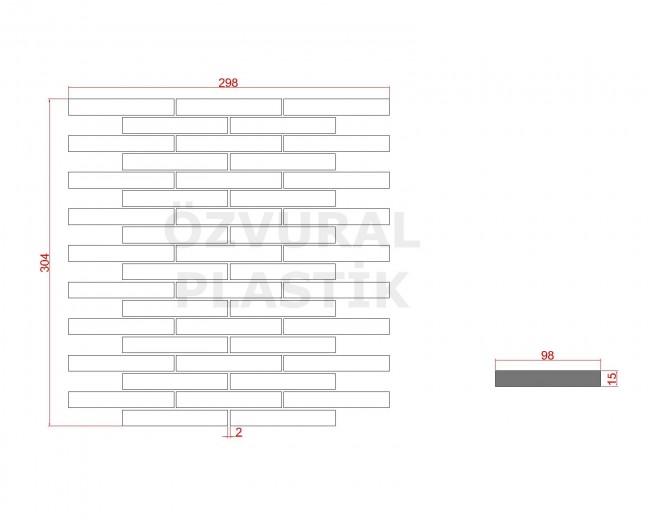 KCM 062 - Plastik Dizgi Kalıbı
