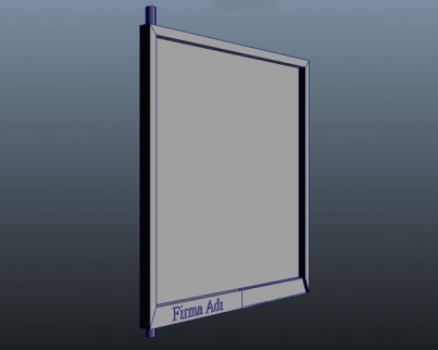 Stand Plakası (Yaprak)